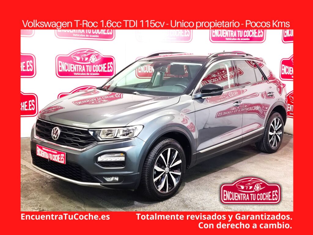 Volkswagen T-Roc Advance Style 1.6 TDI 115cv - Único propietario - Pocos kms - Etiqueta verde 'C'