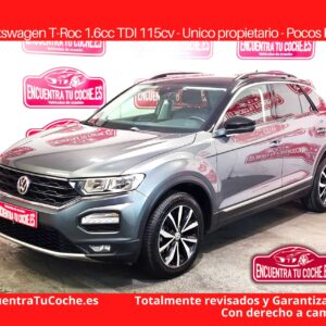 Volkswagen T-Roc Advance Style 1.6 TDI 115cv - Único propietario - Pocos kms - Etiqueta verde 'C'