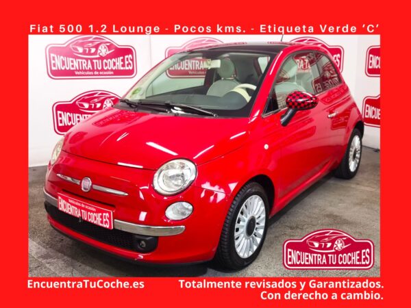 Fiat 500 1.2 Lounge (2012) - Diseño icónico y eficiencia